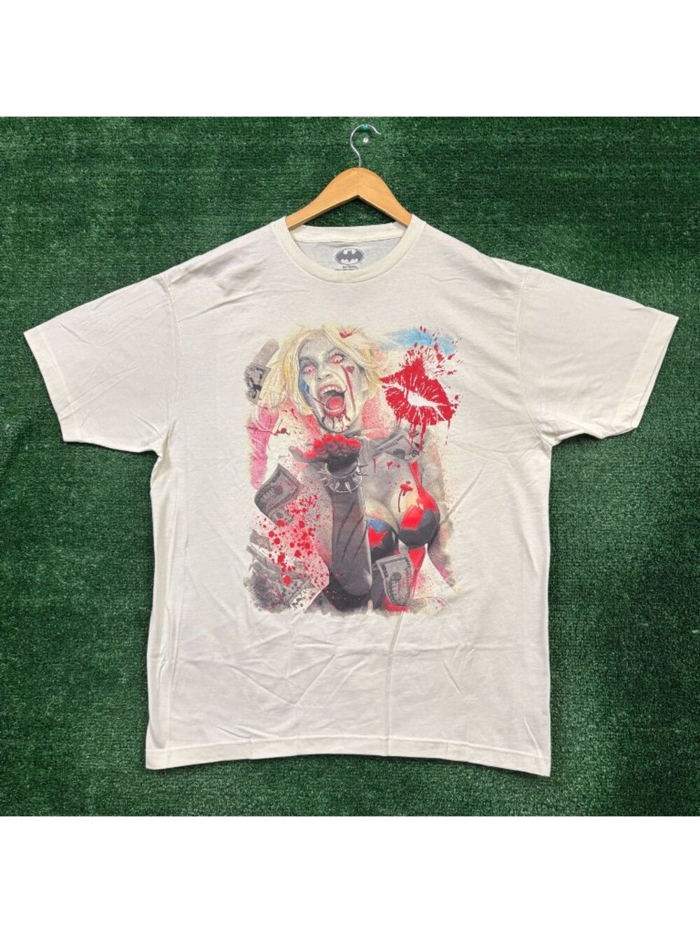 Batman Harley Quinn Beige T-Shirt Size Extra Large